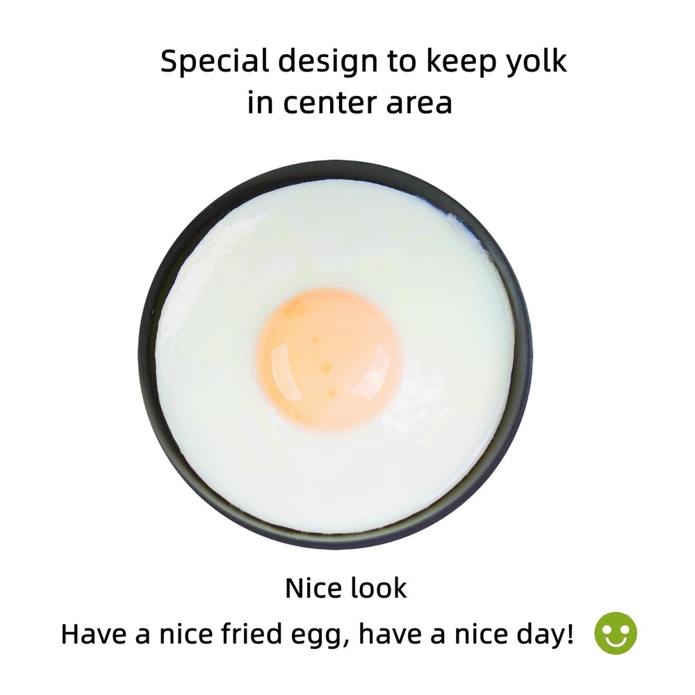 Smart Fried Egg Cooker, Automatic Fried Egg Maker for 6 Features like Sunny S...