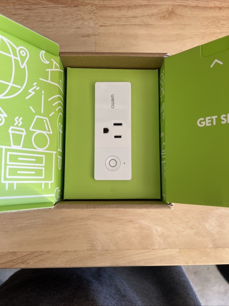 WeMo WiFi Enabled Mini Smart Plug - White (F7C063)