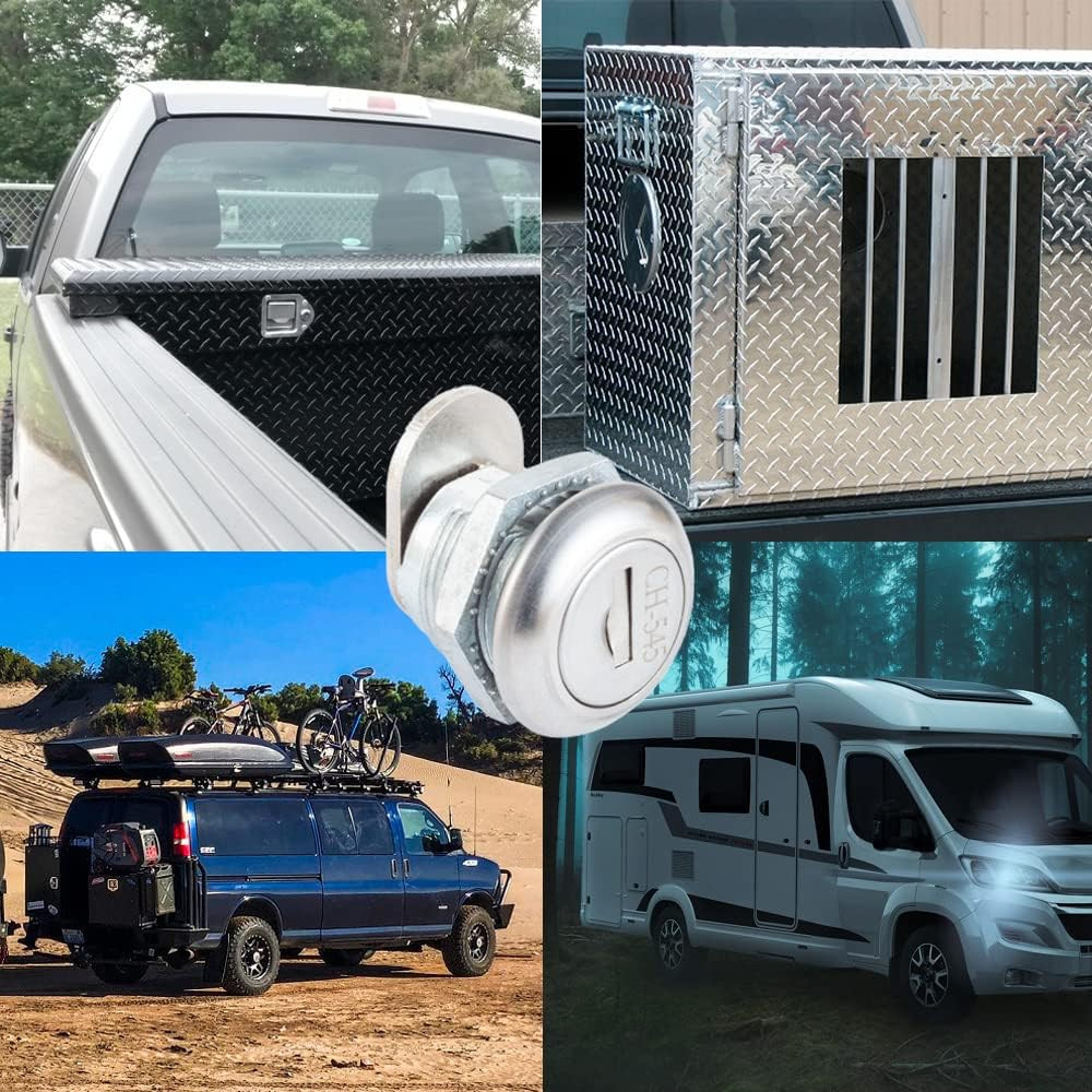 Truck Toolbox Lock, 2 Pack Keyed Alike Toolbox Lock Replacement, Tool Box Locks