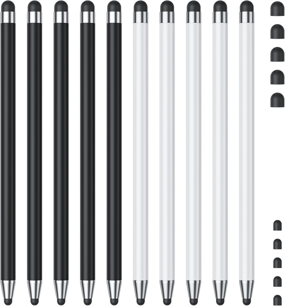 10Pcs Touchscreen Stylus Pens – Instant Use with Scratch Protection Features