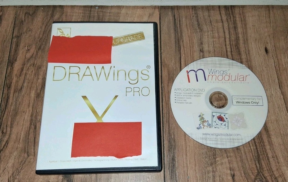 DRAWstich DRAWings PRO X Upgrade with Wings Modular Software