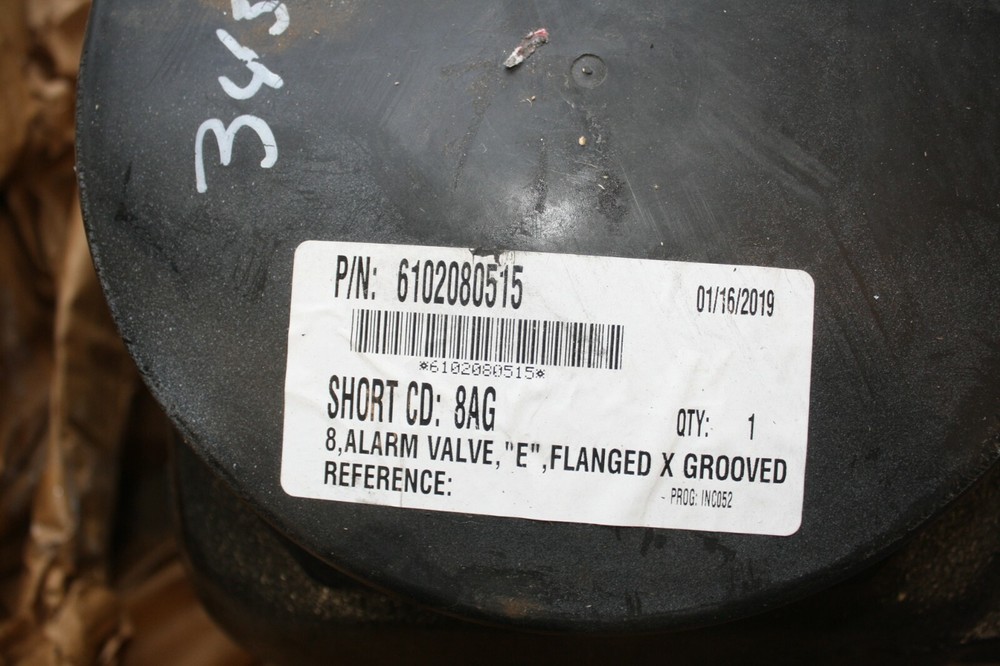 Reliable Short CD; 8AG Wet Pipe Valve "E" Flanged-Grooved Fire Sprinkler