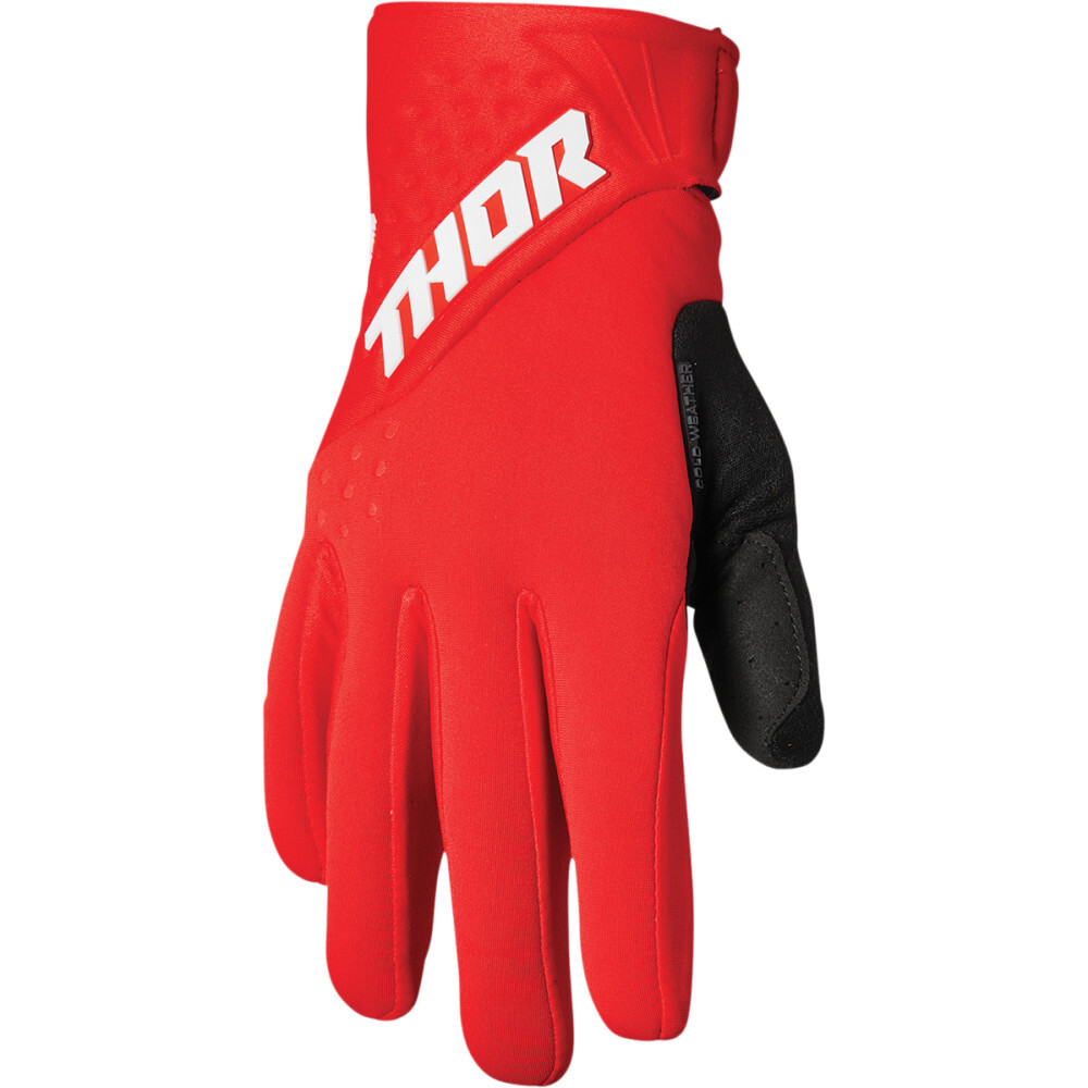 Thor Spectrum Cold Gloves - Red/White | Small