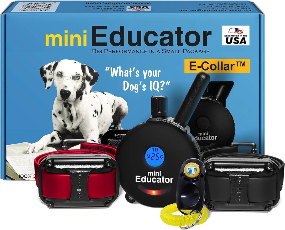 Mini Educator ET-302 Remote Dog Training Collar Black by E-Collar Technologies
