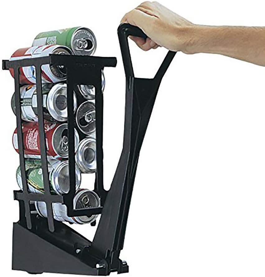 Aluminum Can Crusher DIAL M-92 Can Ram - Holds 10 Cans Automatically Ejection