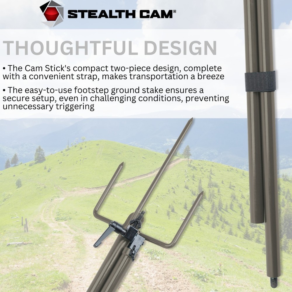 Stealth Cam Trail Camera Mount Stick 2 Pack 4 Pack Memory Card Bundle