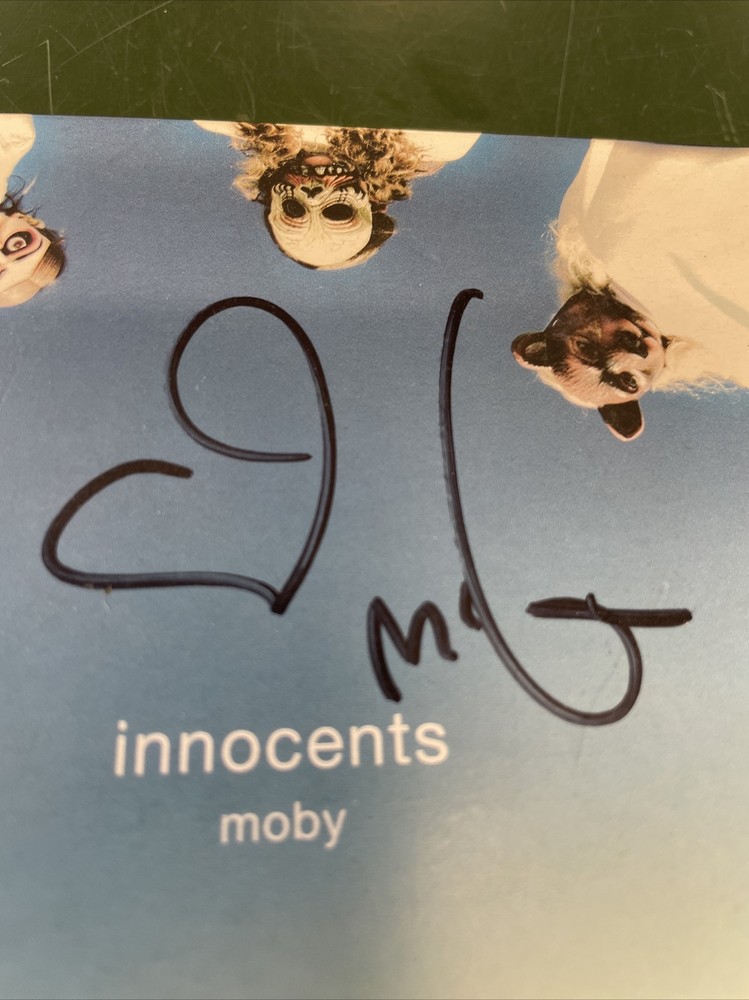 Moby Autographed Signed Innocents Deluxe CD