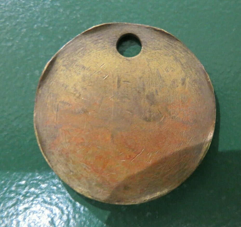 Colliery Pit Check Tally - marked Kellingley 3752