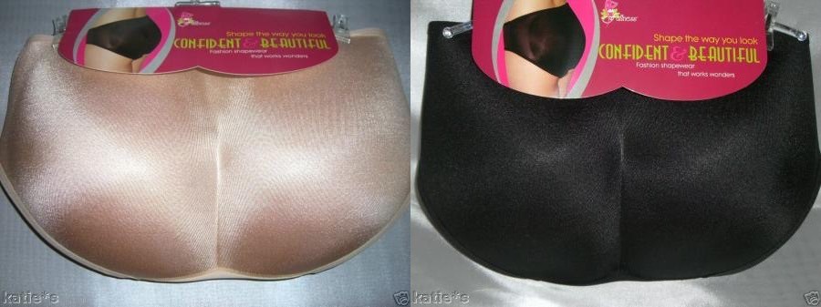 Padded Butt Enhancer Molded Fake ass Bikini Panties Briefs Underwear 7011 S-2XL