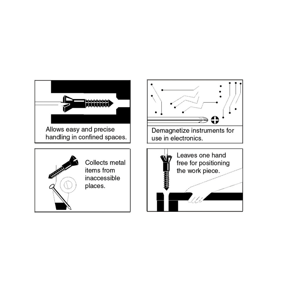 Wiha Tools 40010 Magnetizer / Demagnetizer