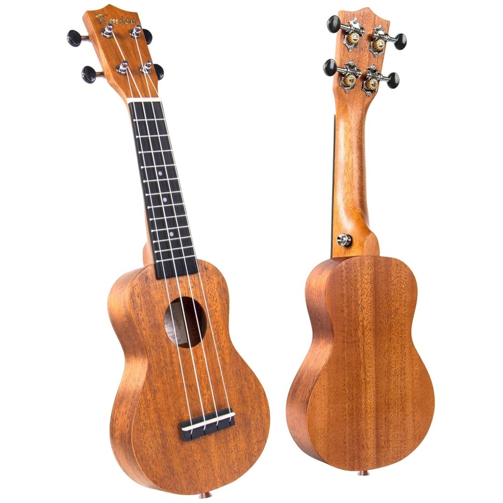 Mini Ukulele 17" Mahogany Nylon Strings Lightweight