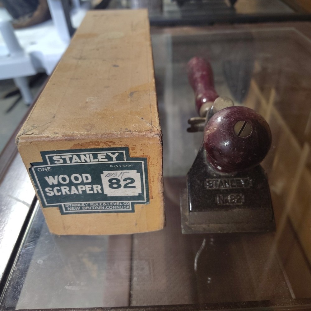 vintage wood scraper
