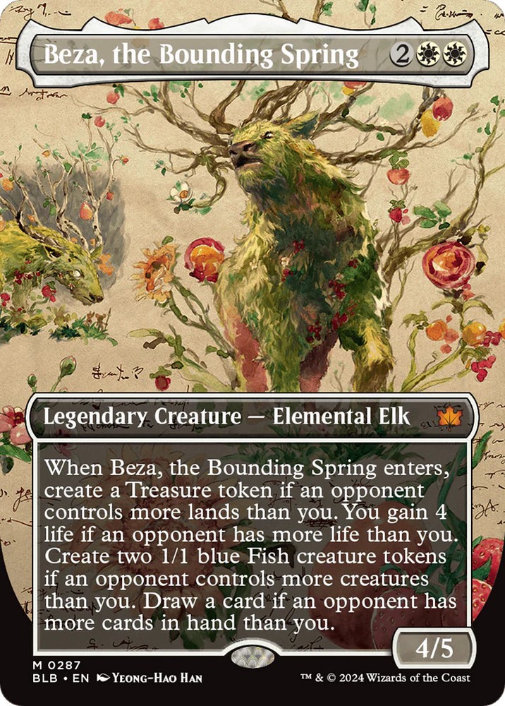 Beza, the Bounding Spring (Borderless) [Bloomburrow]