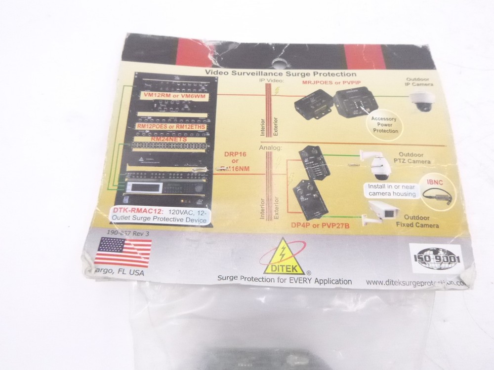 DITEK DTK-MRJPOE 10GbE PoE Surge Protector