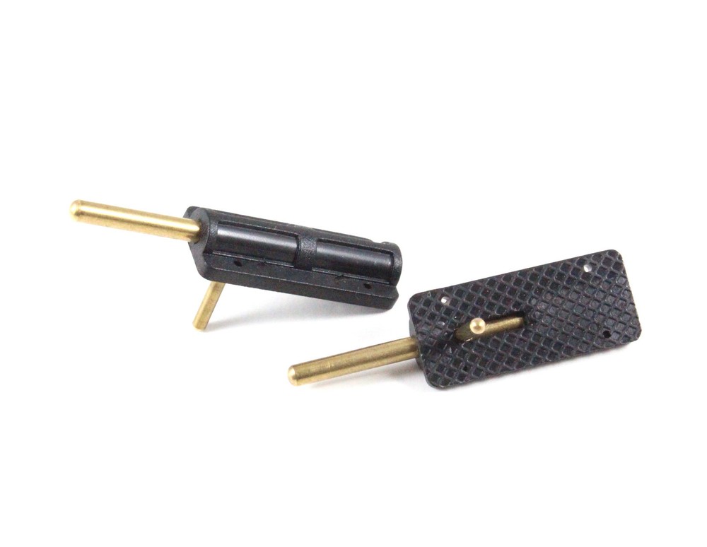 2PCS Black Canopy Hatch Latch Spring Lock RC Plane Airplane (US SELL SHIP)