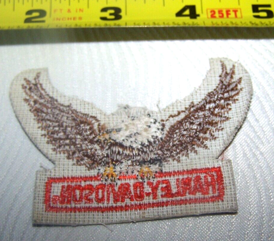 Harley Davidson Up Wing Eagle Patch Vintage Small Style