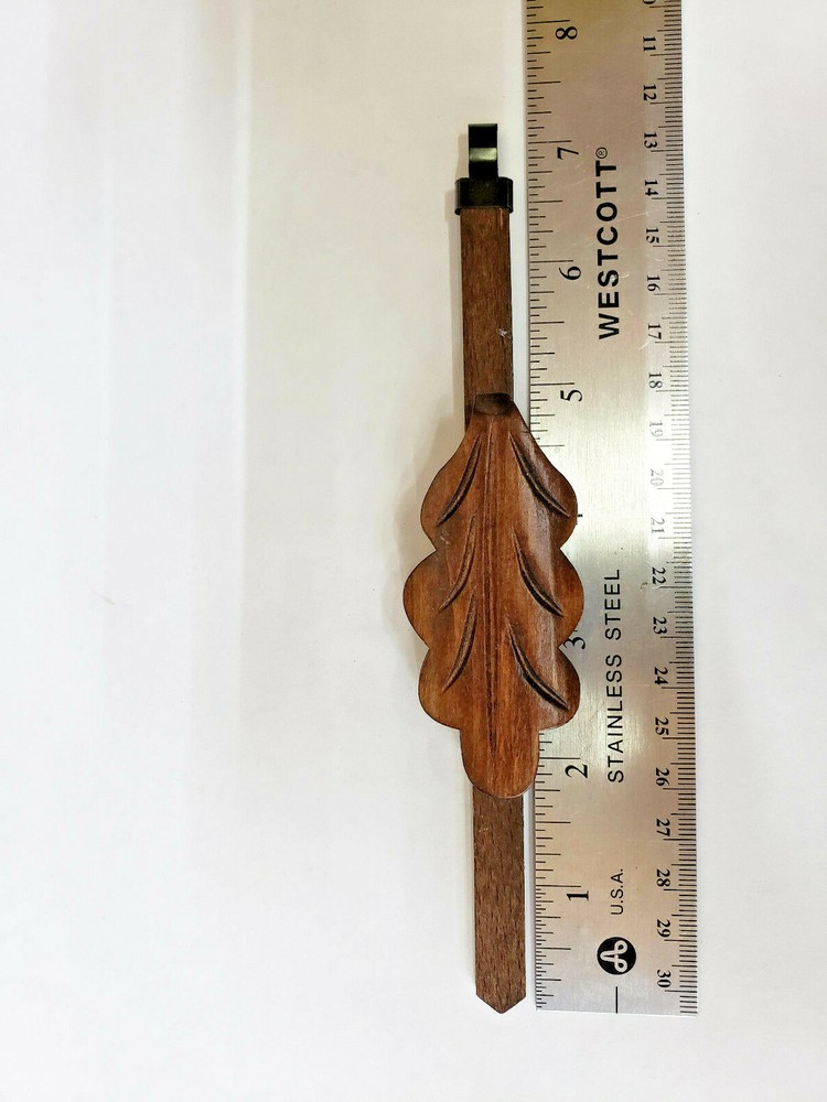 New German Cuckoo Clock Oak Leaf Pendulum - Choose from 3 Sizes!