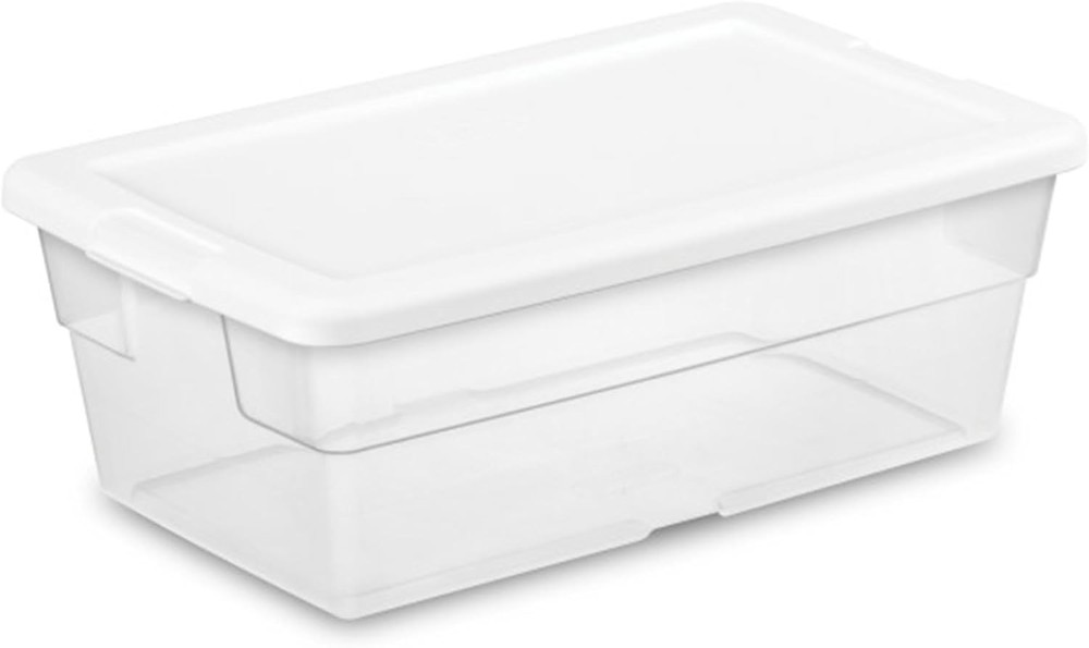 24-Piece 6-Quart Storage Container Set, Stackable with Snap-On Lids