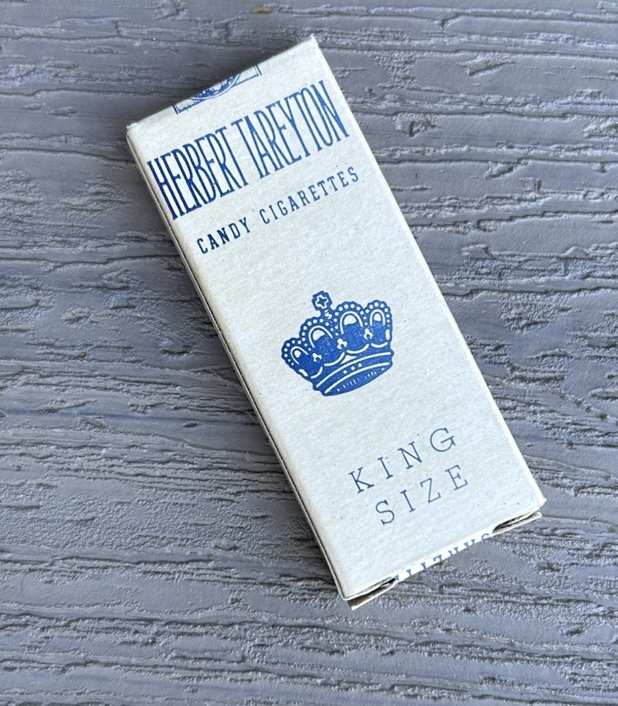 Vintage 1970's HERBERT TAREYTON King Size CANDY CIGARETTES Box - Empty