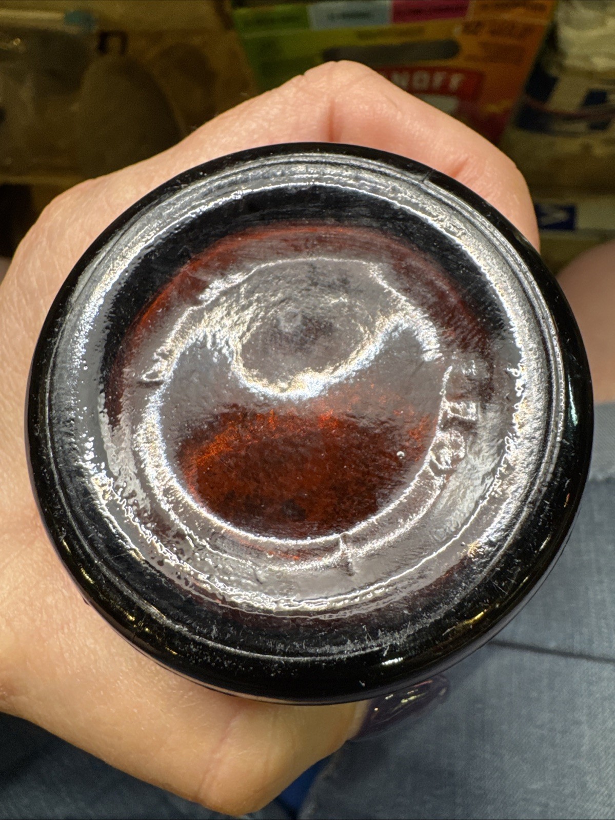 Orange Crush 10 oz Amber Brown Soda Bottle