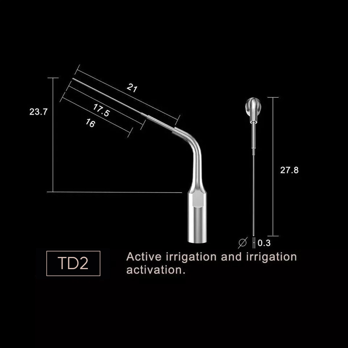 Woodpecker Dr Talal's Endo Kit Endodontic Ultrasonic Scaler Tips Kit Set TD1-TD6