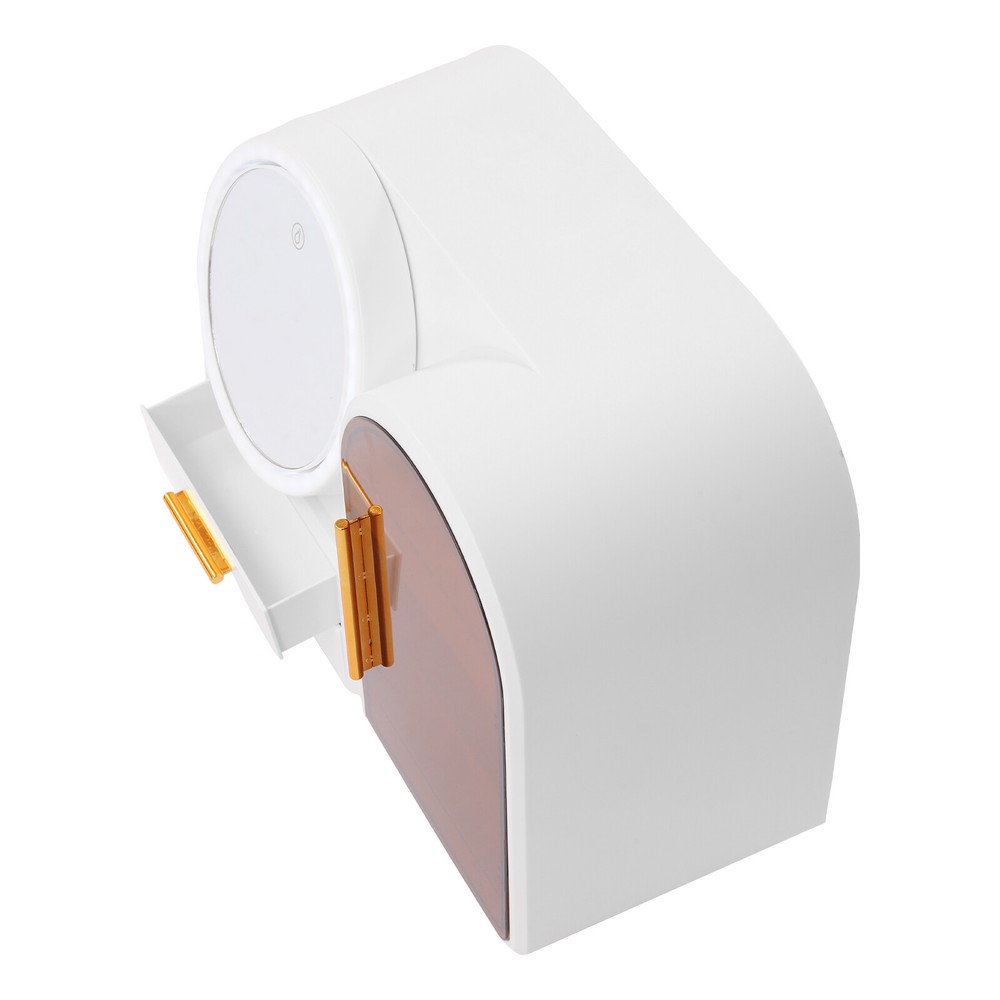 Combined Cosmetic Large Capacity Storage Box Multi Function With USB LED Light