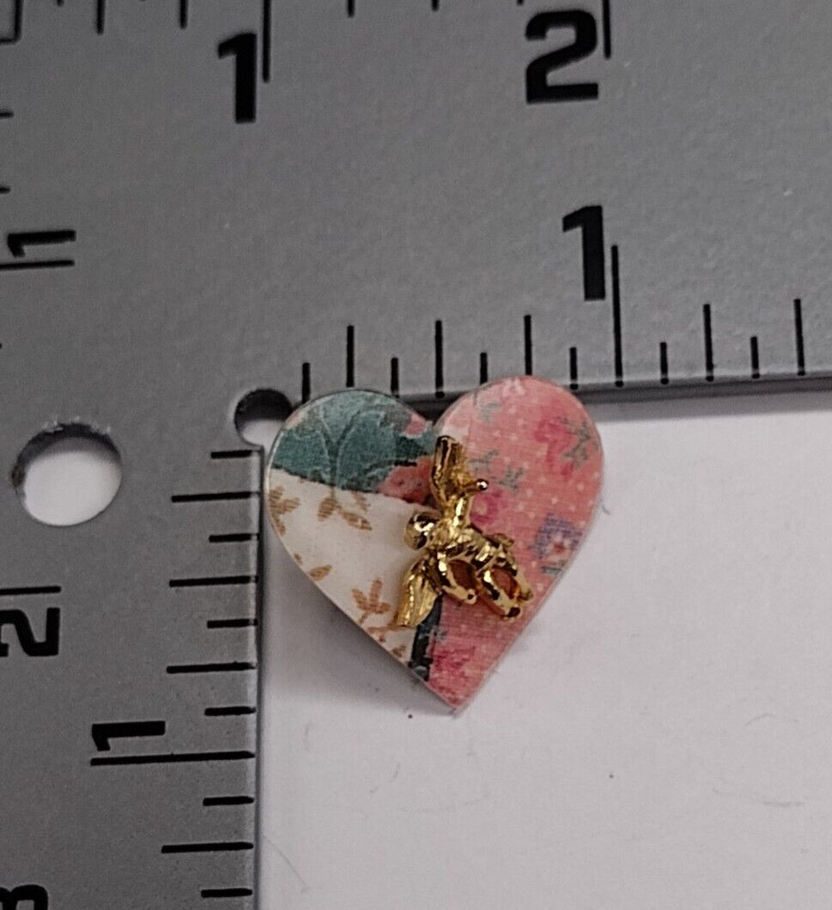 Small Angel Heart Lapel Pin