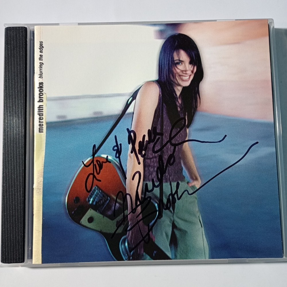 Meredith Brooks Blurring The Edges Signed Autograph CD With COA Proof