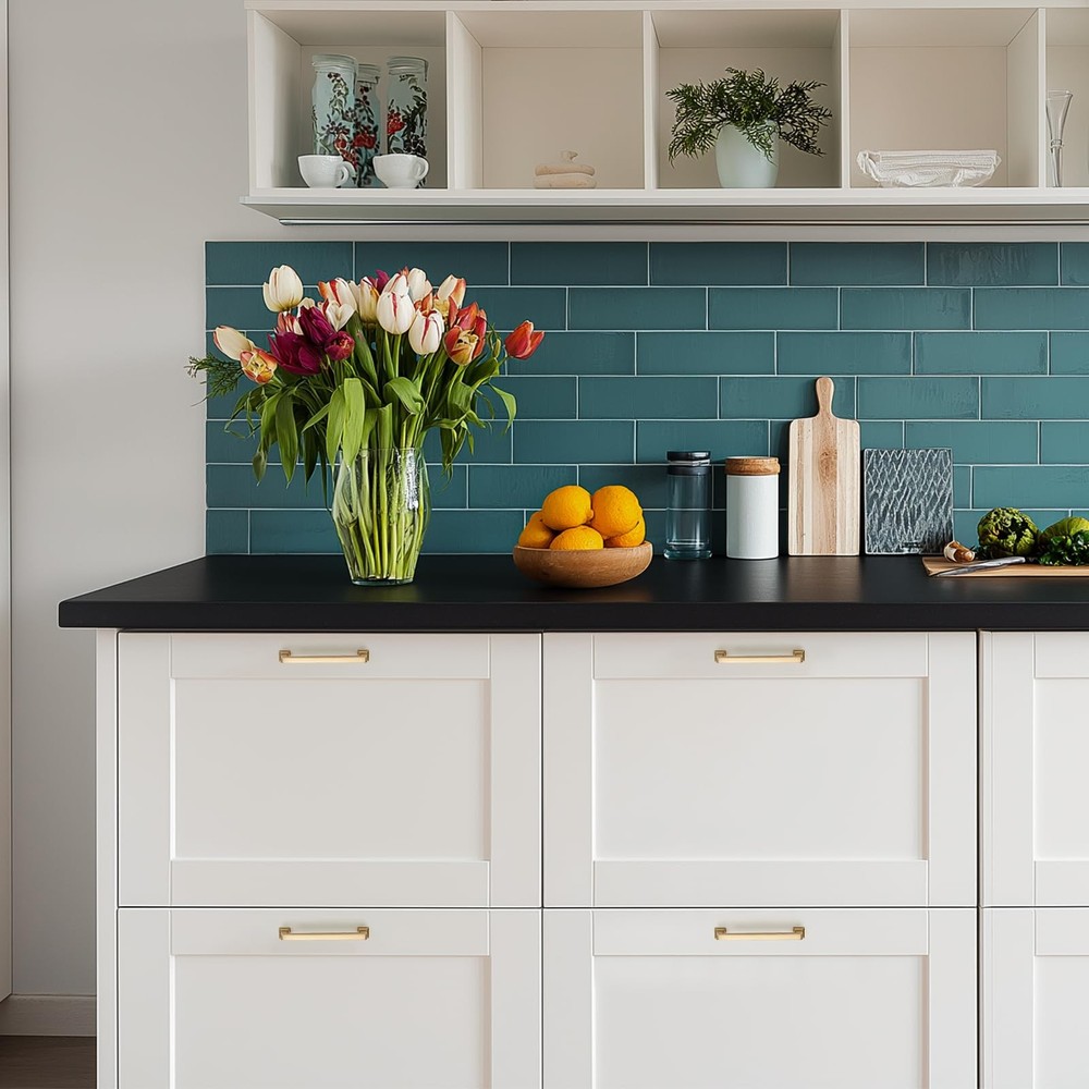 10 Pack 5 Inch Champagne Bronze Cabinet Handles Solid Alloy Pulls for Kitchen...