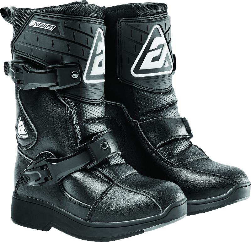 Answer Peewee Boot Black Youth Size - For 11