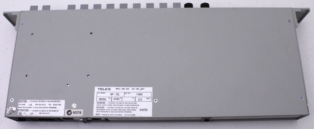 Telex RTS KP12L Intercom System Switch Parts Only