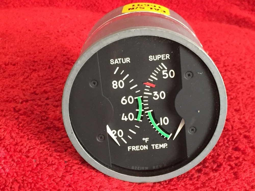 LEWIS ENGINEERING 3" FREON TEMPERATURE INDICATOR MODEL 177BDL2W