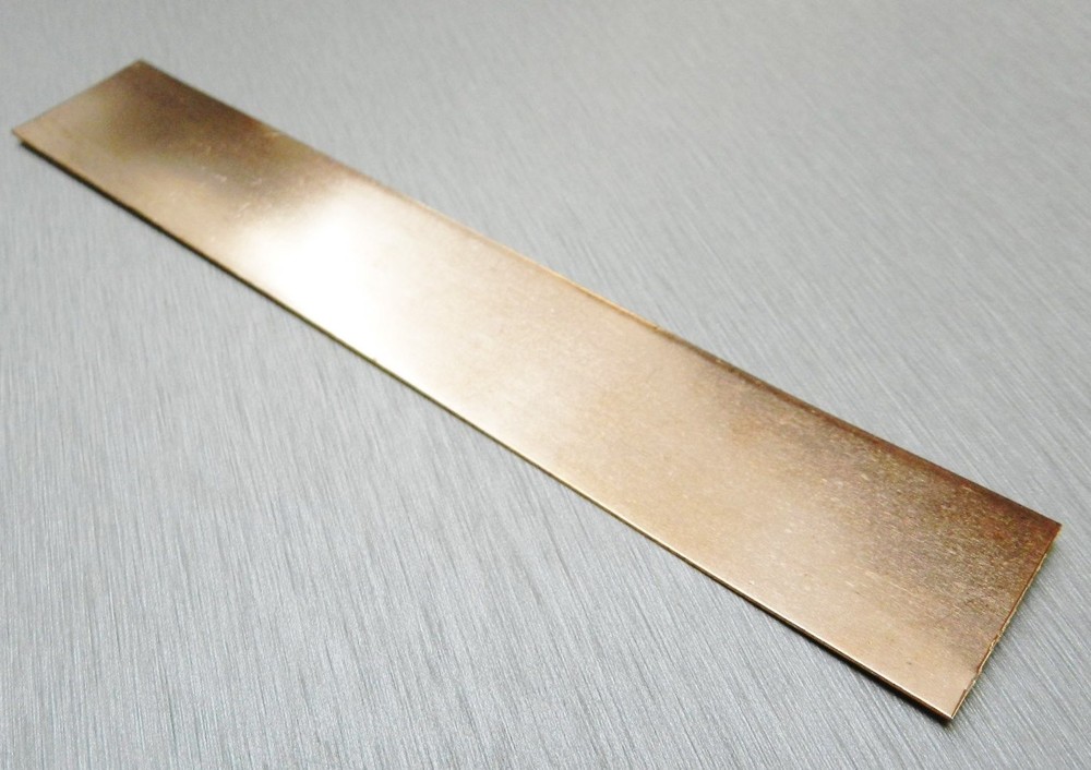 Pure Copper Jewelry Plating Anode for Electro Plater Rectifier Machine 1" x 6"