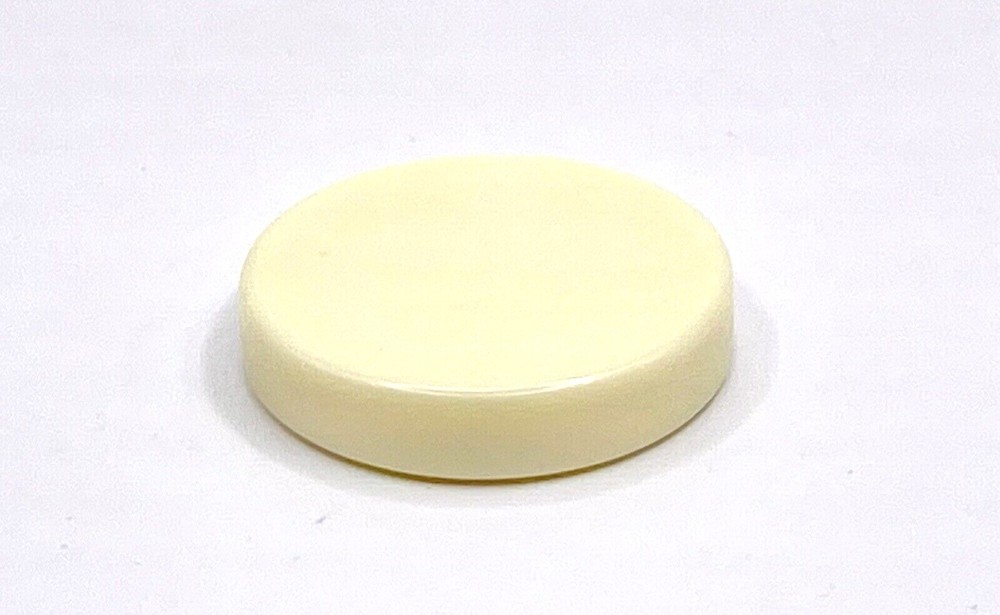 Backgammon Replacement Doubling Cube Dice Bakelite Chip Brown/Ivory/Cream 1.05"