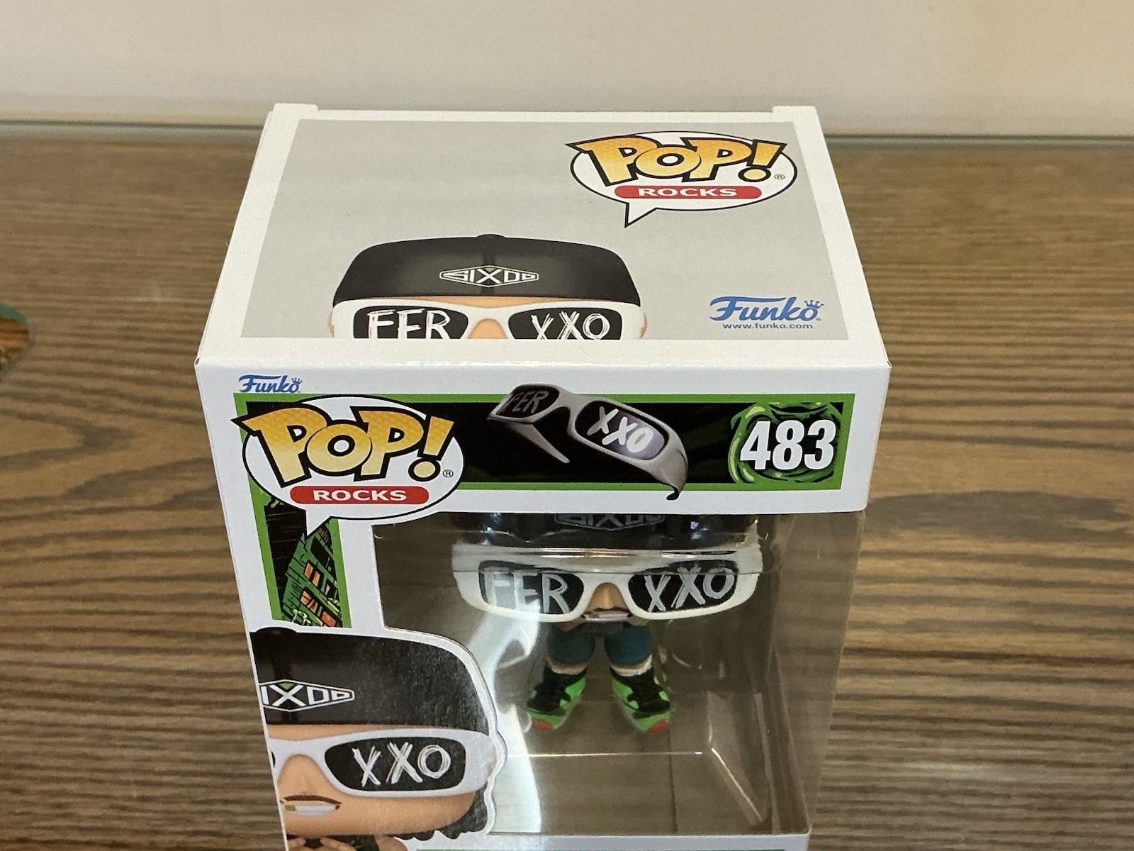 NEW GLOW Ferxxo Feid Funko Pop #483 Rocks Music Glows Dark GITD
