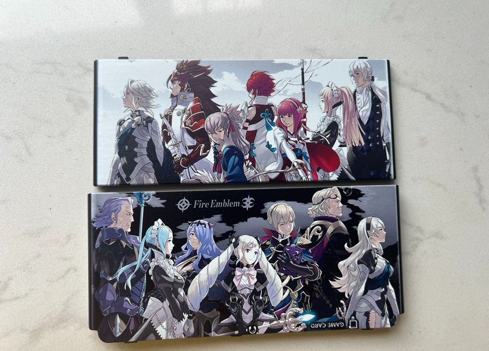 Fire Emblem Double Sided Character shell Plate for Nintendo 3DS console parts