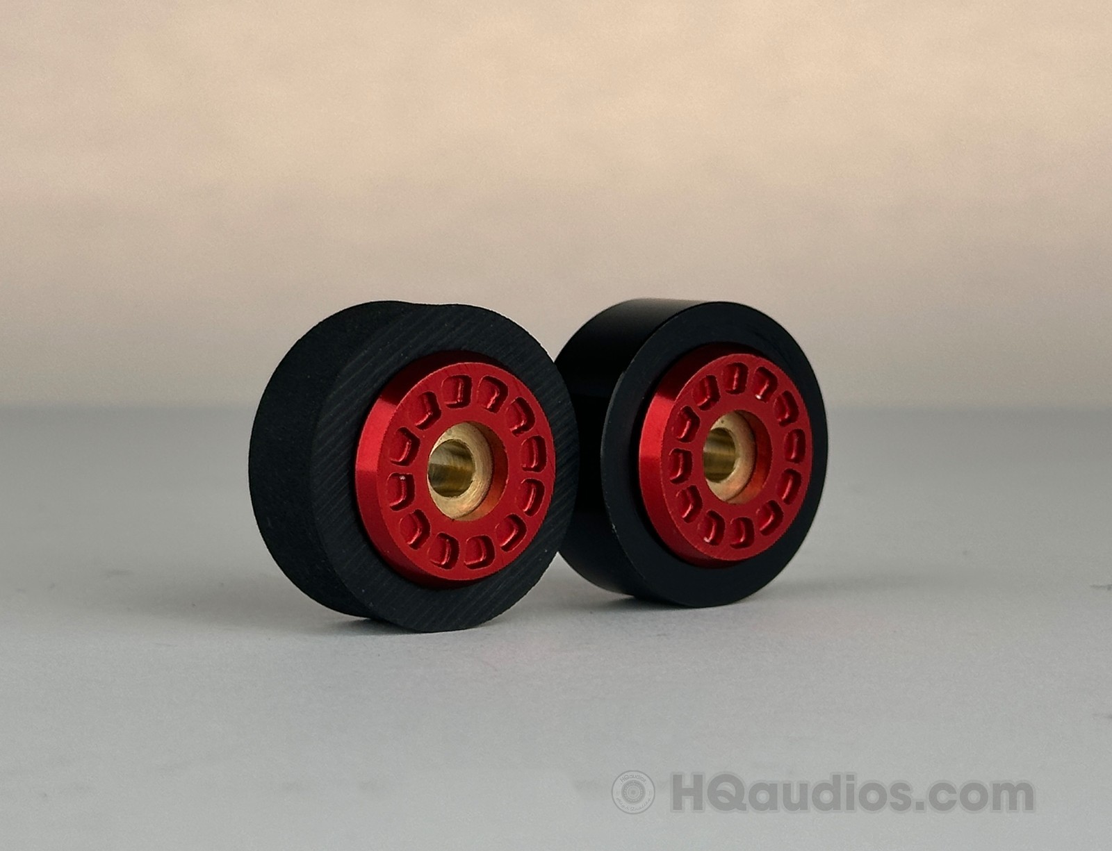 Pair of Pioneer RT-707/701 Pinch Rollers – Precision Replacement –Red–1Yr WRT