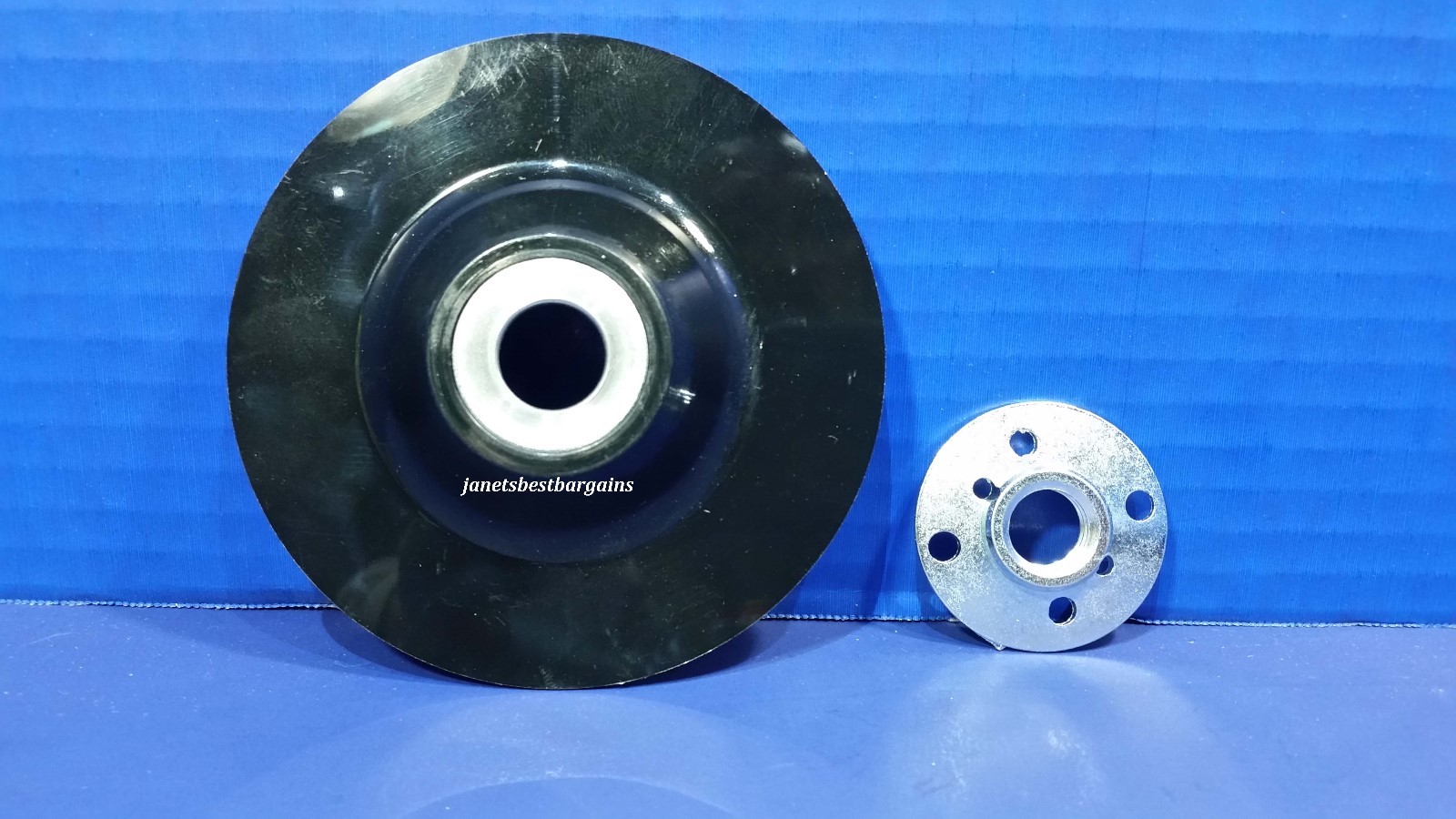 Angle Grinder 4.5" Resin Fiber Backer Backing Pad 5/8"-11 Threaded Locking Nut