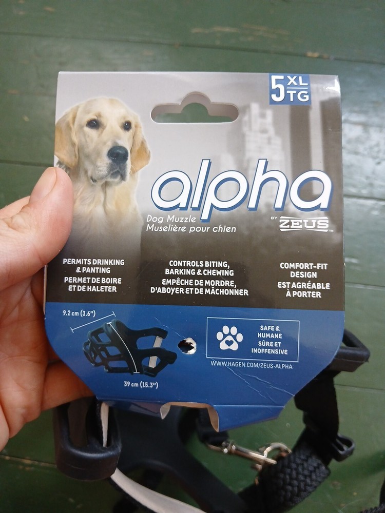 extra large dog muzzle