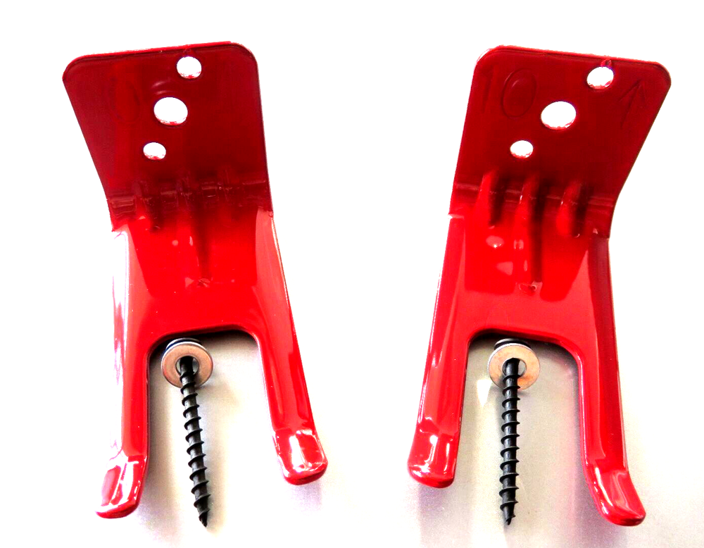 🔥🧯2-FORK STYLE WALL MOUNT 5/10 & 20lb. SIZE FIRE EXTINGUISHER (AMEREX) BRACKET