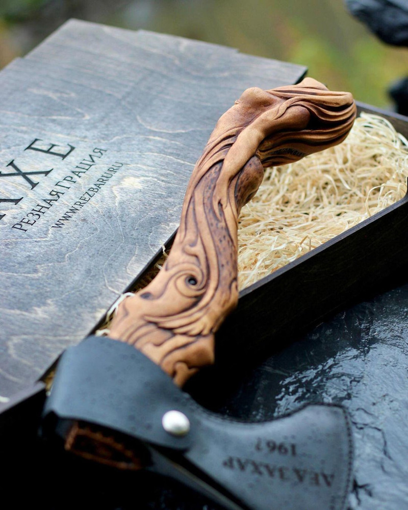Custom Engraved Viking Axe | Handcrafted Norse Axe | Personalized Gift for Him
