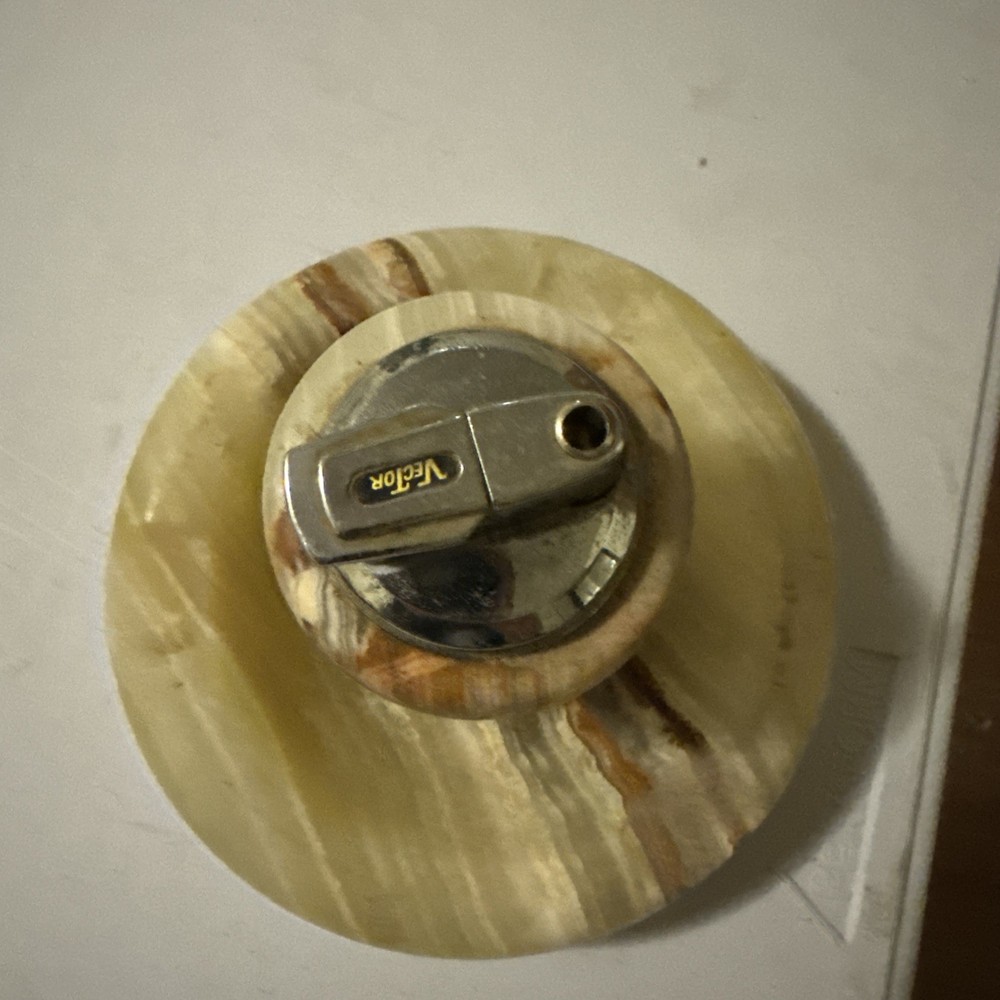 Vector Cigar Lighter & Ashtray Set Marble Look