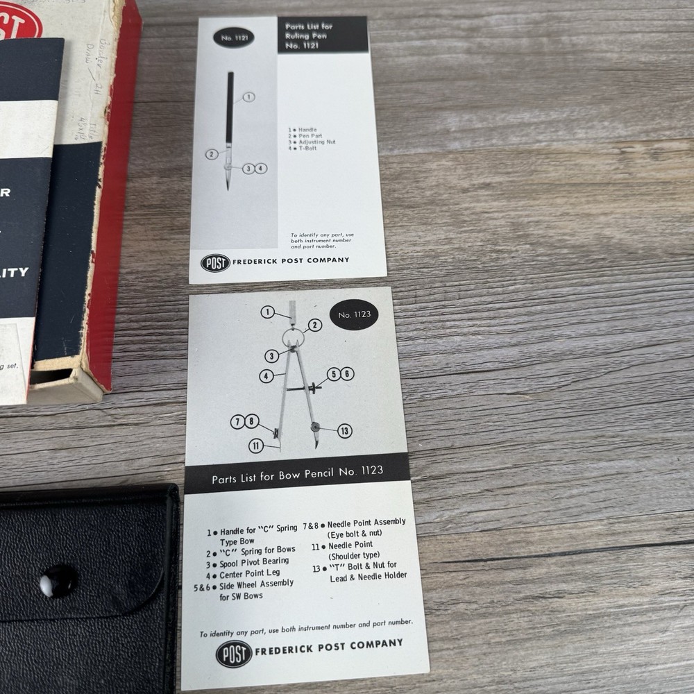 Frederick Post Techmaster - 1141T Drafting & Engineering Set - Made in Germany