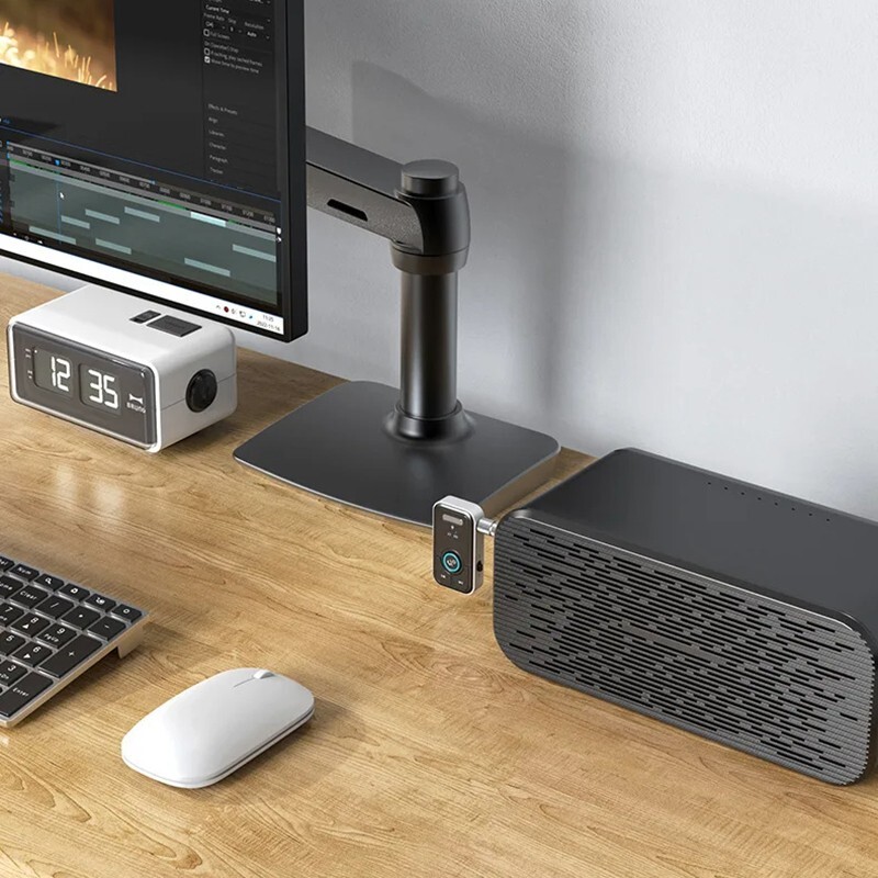 Transmitter Receiver 2 IN 1 Bluetooth 5.3 Wireless Audio 3.5mm USB Aux Adapter