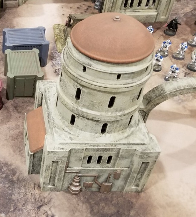 Desert Tower Building 28mm Legion Sci-fi Tabletop Terrain