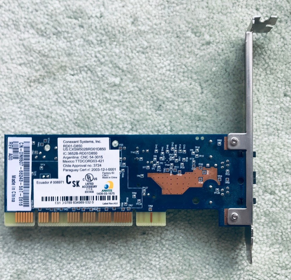 Conexant internal modem RD01-D850 (RD01D850) 56 Mbps