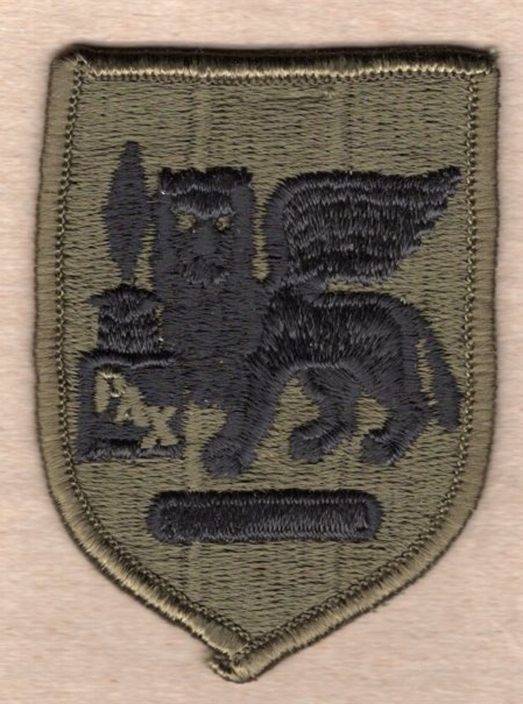 Army Patch: Southern European Task Force - subdued, merrowed edge