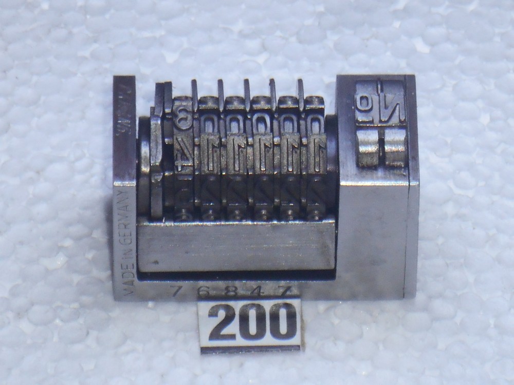 ATLANTIC | letterpress numbering machine |200
