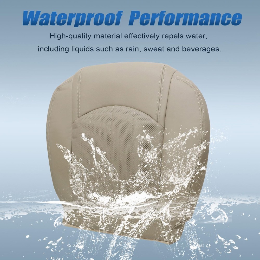 SecosAutoparts Driver Side Bottom Perforated Leather Tan(Perforated leather)