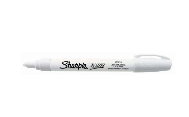 Sharpie Oil-Based Medium Point White Paint Marker, 1 Each